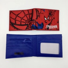 Spider-Man Peter Parker Anime Wallet Purse PVC Bifold Coin Money Cilp Fans gift