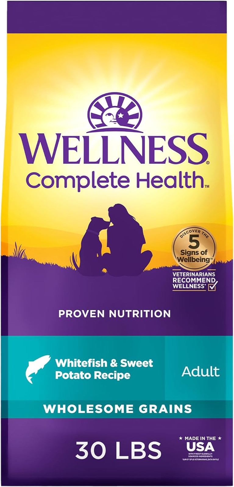 Complete Health Dry Dog Food, Wholesome Grains, Natural, Whi