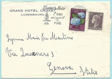 Luxemburg Mondorf-les-Bains n. Italien 1959 mit WSt. Wasser, MiNr. 608 (17_3)