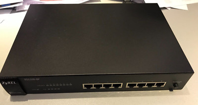 ZyXEL ES1100-8P 8 Ports Switch schwarz