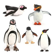 Penguin, plastic simulated wild animal lifelike toy model, Children's cognition
