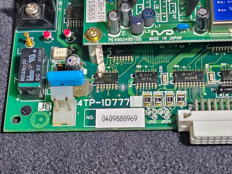 NISSIE CPU 4TP-1D777 N9MCB-10 con placa de circuito N9POS-10 montada Foto 2 de 4