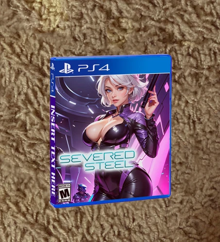 Severed Steel PS4 CUSTOM COVER ART & CASE - NO GAME