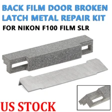 US For Nikon F100 Film SLR Back Film Door Broken Latch Latches Metal Repair Kit