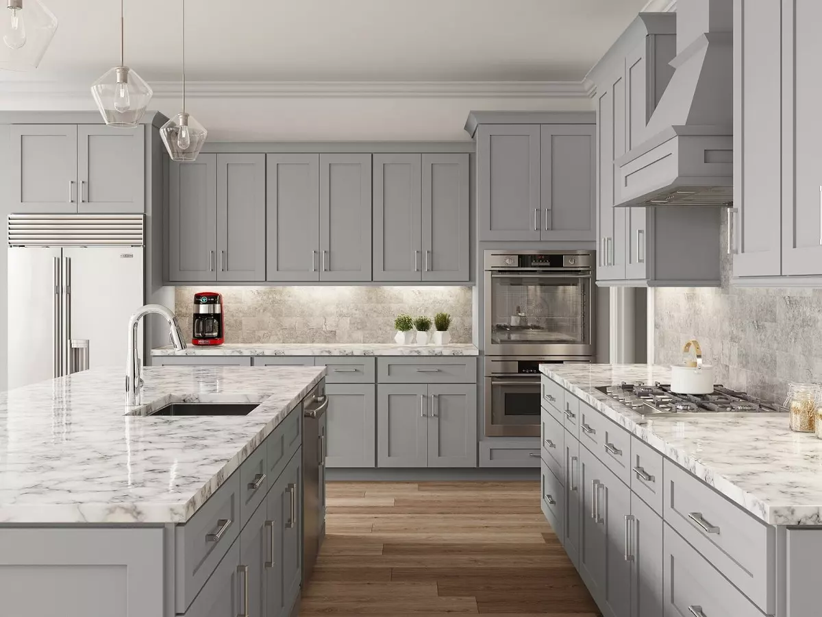 10 Ft Rta Kitchen Milano Grey Set