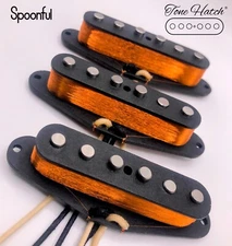Tone Hatch Handwound Pickups Stratocaster Set-Scooped Mids A5-Made 2 Order