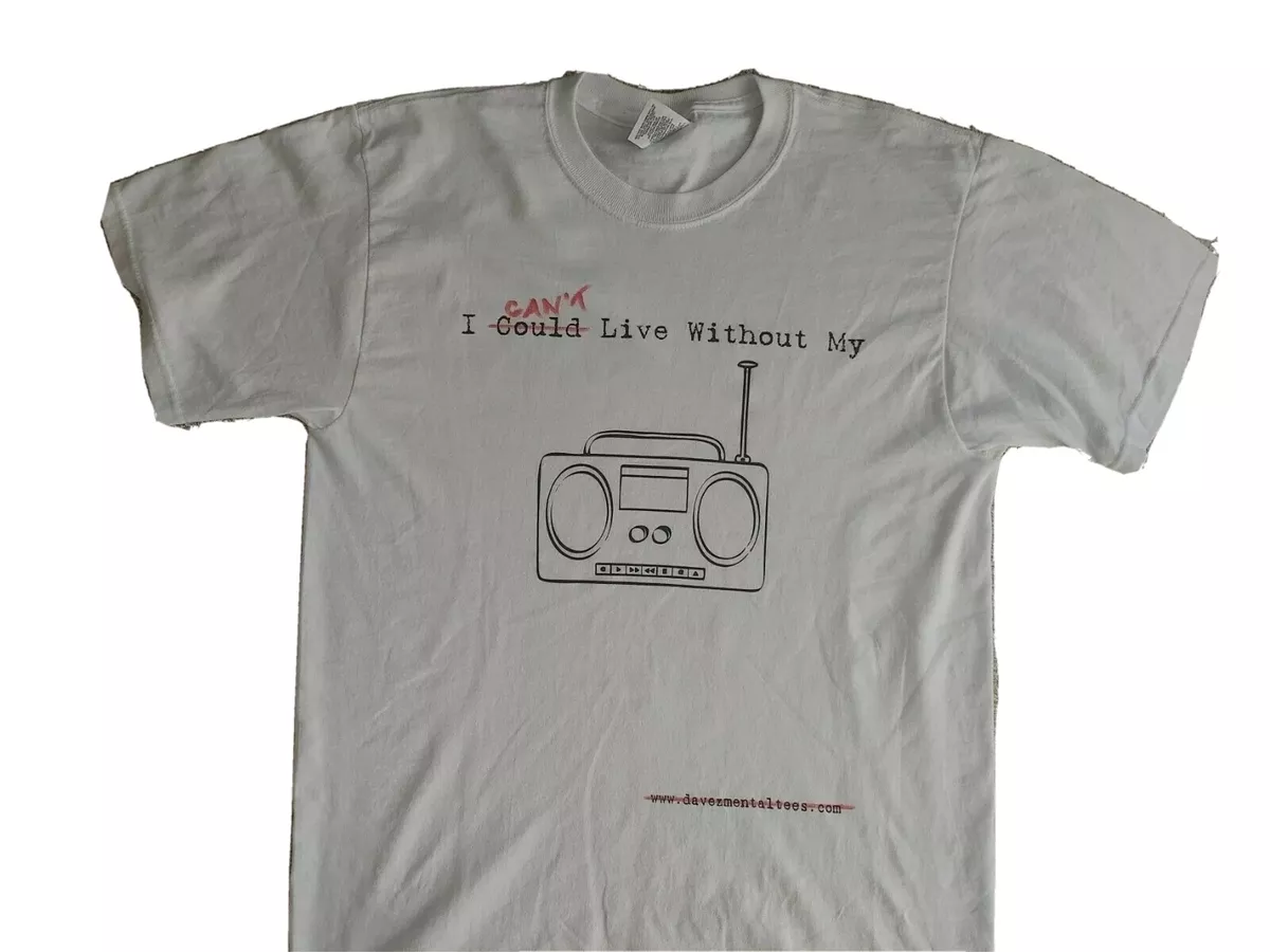 I Can't Live Without My Radio T-Shirt Old School Hip Hop Rap LL Cool J Def Jam