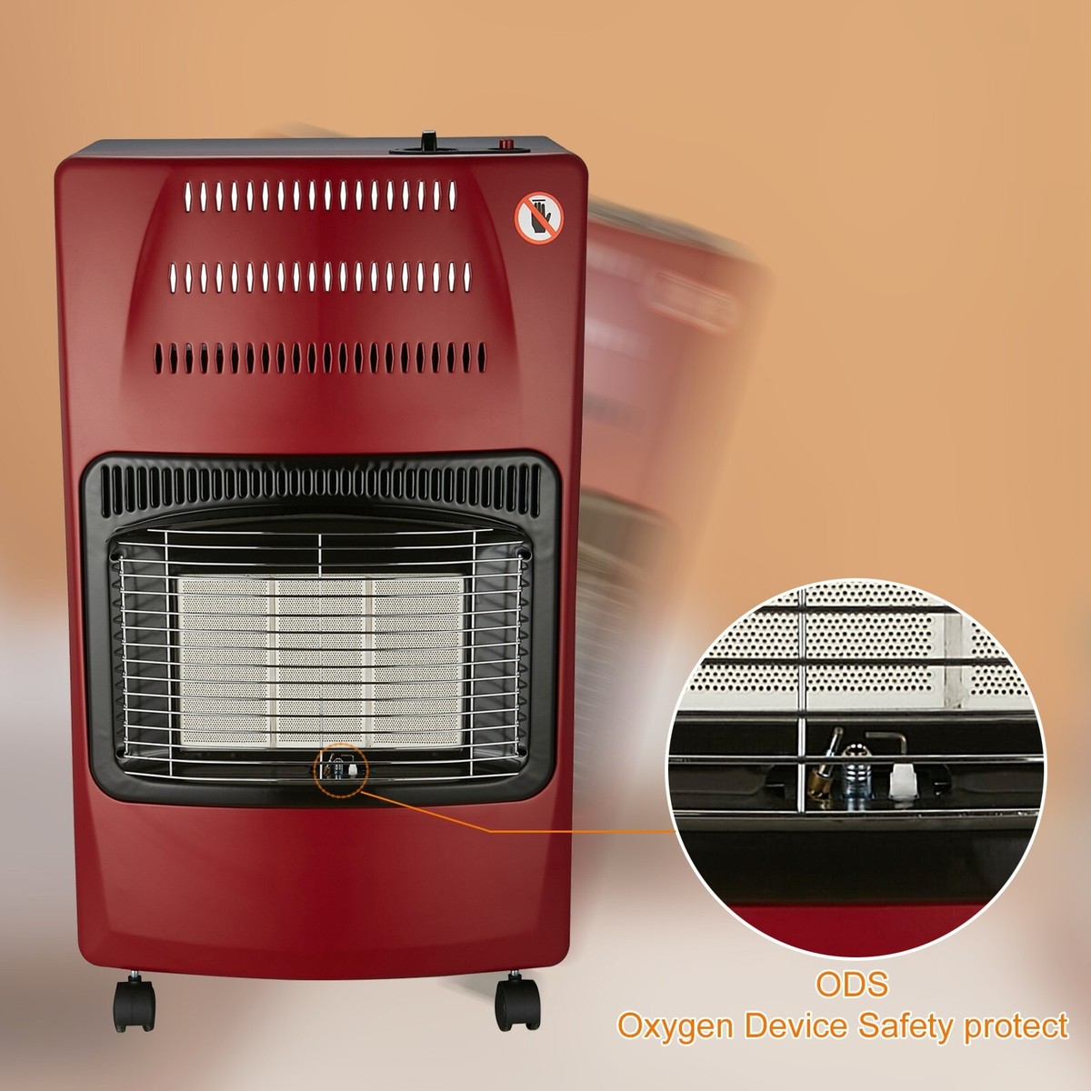 Vivicreate Propane Heater 14250 BTU Portable Gas Heater for Outdoor Ca |  eBay