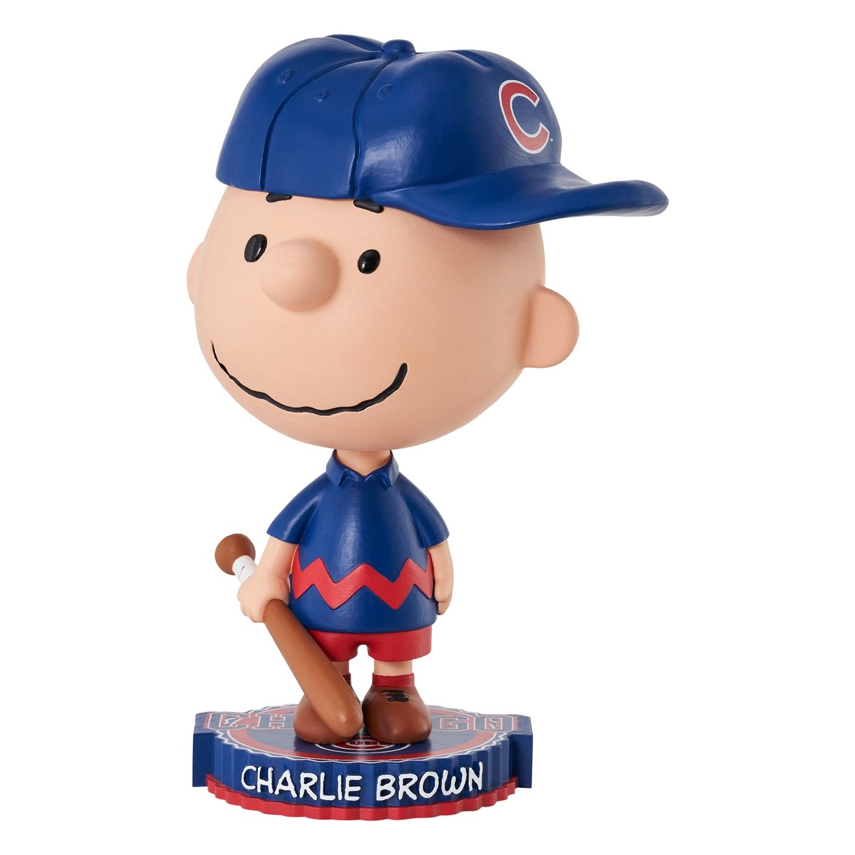 Charlie Brown Chicago Cubs 2023 Peanuts Bighead Bobblehead MLB Baseball