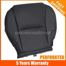 Passenger Bottom Replacement Leather Seat Cover Black For 2006-2013 Lexus IS350