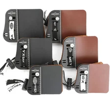 Archery Barebow Finger Tab Guard Cowhide Protector Gear Bow Hunting Target RH LH