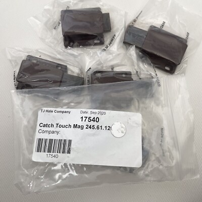 Hafele 245.61.120 Magnetic Touch Latch Brown Push to Open Cabinet Door Catch
