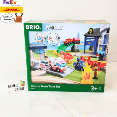 BRIO World 36025 Rescue Team Set 36025 [44 Pieces Total]