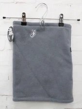 Crab Grab Fruzz Neck Tube Fleece Neck Warmer, Unisex Adult One Size, Grey New