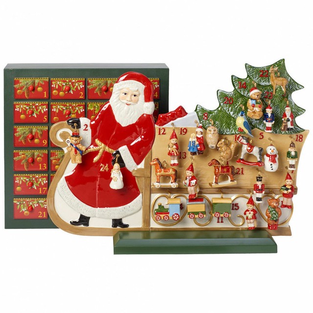 Villeroy & Boch Adventskalender aus Hartporzellan 57 x 41 x 23 cm Bunt (1486029596) günstig