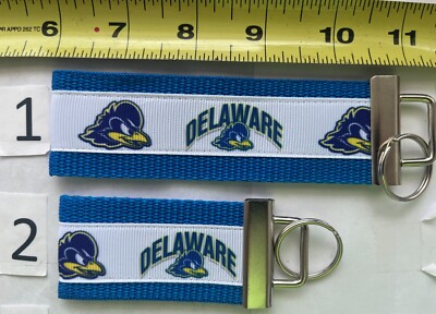 Univ of Delaware Blue Hens Keychain Fob Stocking Stuffer Gift 4 Him Her Mom Dad