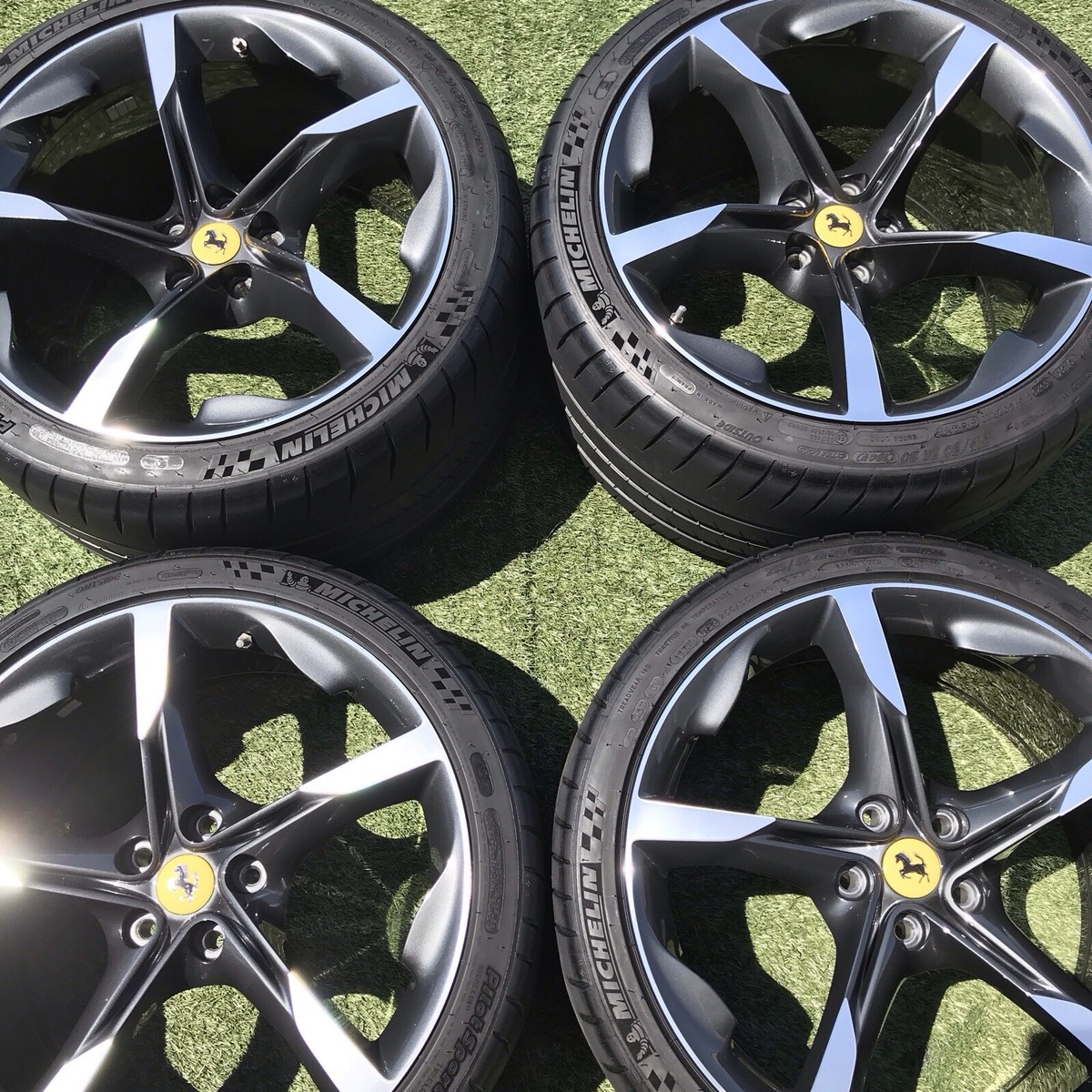 20 FERRARI SF90 WHEELS TIRES NEW SET 4 OEM GENUINE RIMS TPMS | eBay