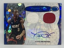 DWYANE WADE 06-07 Bowman Elevation Board of Directors Dual Relics-Auto #07/10