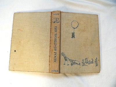 2 books in 1 - The World of Pooh + House at Pooh Corner by A. A. Milne 1957 USA