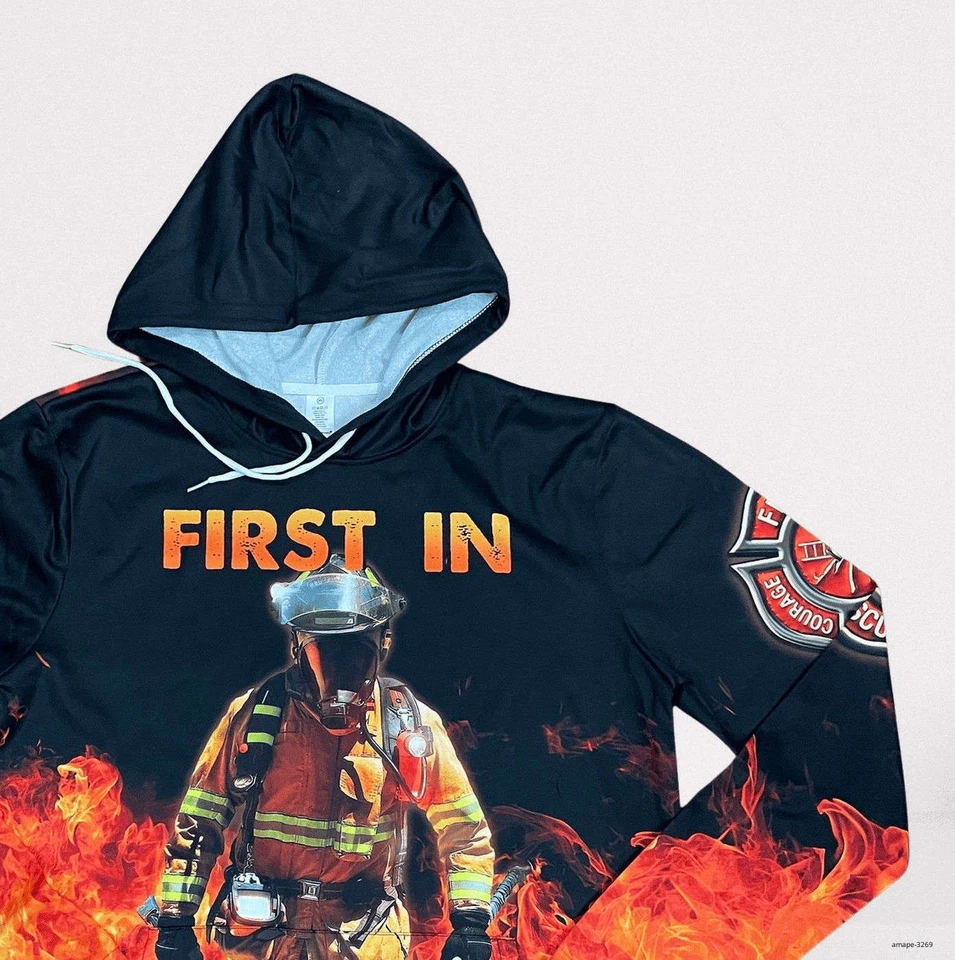 SUDADERA CON CAPUCHA 3D CAMUFLADA CÍRCULO CIERVO EXTERIOR FILA VIEJA OOLD ROW.W para hombre S/5XL Foto 3 de 4