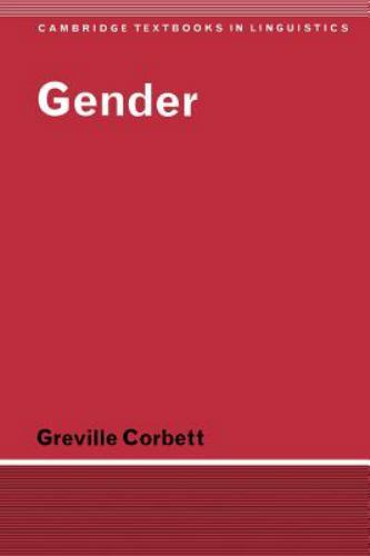 Gender Corbett Paperback Cambridge University Press 9780521338455