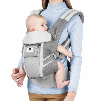 Porte Bébé Ergonomique Multi Fonctions Ajustable Respirant Bébé 3