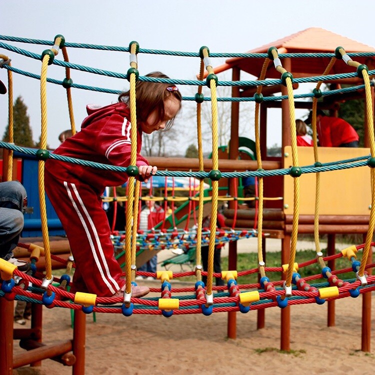 Playground Equipment Playground Rope Climbing Net Reinforced