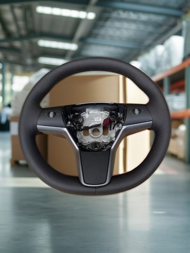 Driver Heated Leather Steering Wheel 1490214-00-B Fit for Tesla Model 3 Y NEW 04 - Picture 10 of 10