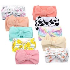 Big Bows Baby Girl Headbands with Bows Elastics Nylon Hairbands KK10-10
