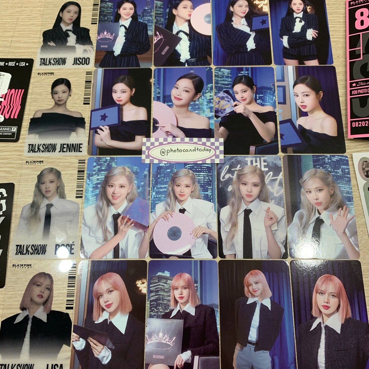 BLACKPINK THE GAME PHOTOCARD COLLECTION TALK SHOW OFFICIAL BLINK