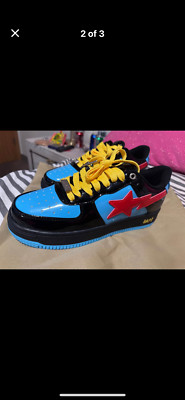 Bape x Marvel Black Widow (New Authentic Verified) Bapesta 9.5 No Box