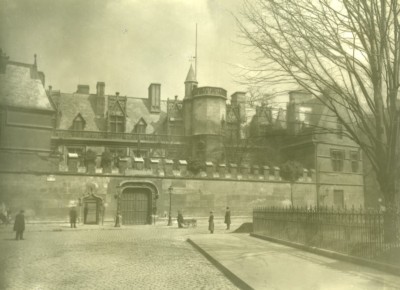 Frankreich Paris Cluny Museum Architektur altes LP Foto 1900'