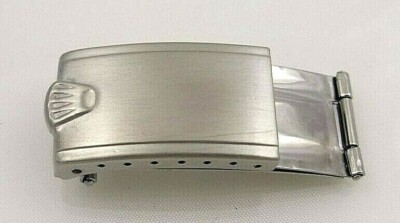 Rare 1973 Rolex USA Watch Band Bracelet Buckle 16mm Clasp C & I Big Logo Coronet