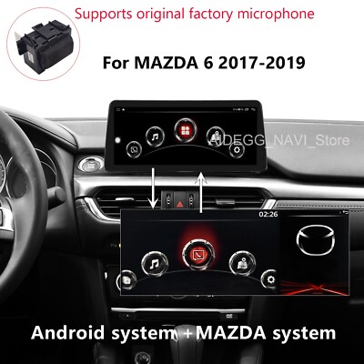 For Mazda 6 Android radio 2017-2019  10.25'' 1920*720 Octa Core 2.0GHz 6GB+128GB