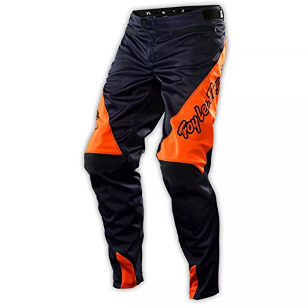 Troy Lee Designs TLD Boys MTB Sprint Pants Navy Blue/Fluo Orange YOUTH 28  Y28