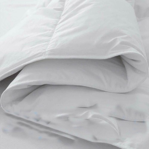 White 100% Cotton Comforter All Season Twin/Queen/King Size Inset Duvets Quilt - Picture 2 of 4