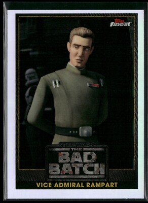 Star Wars Topps Finest 2022 Bad Batch Insert Refractor BB-7 Vice Admiral Rampart