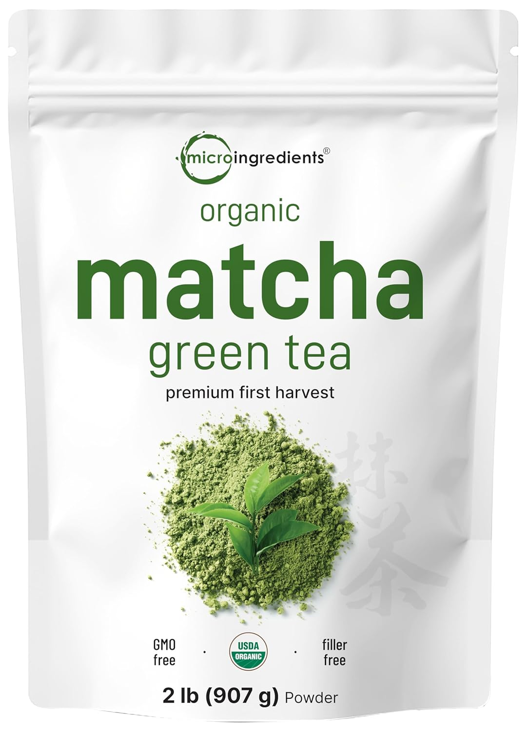 Organic Matcha Green Tea Powder 2 Lb - First Harvest Culinary Grade from Japan