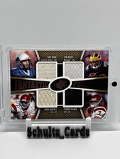 TOM BRADY ROMO PALMER 2010 UD SPx Game Used Fantastic Foursome Jersey /25 NM+