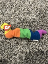 TY Teenie Beanie Baby Inch the Inchworm Toy