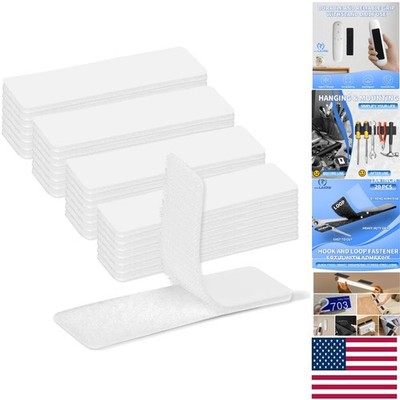 Versatile 20 Sets - Heavy-Duty Hook and Loop Tape for Safe Indoor & Outdoor Use