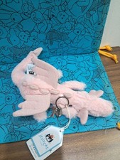 Jellycat Amuseables Soft Pink Dragon Plush Bag Charm Keychain Cute Gift NWT