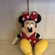 Disney Minnie Mouse Plush Disney Parks Store Official Authentic Red Polka Dot
