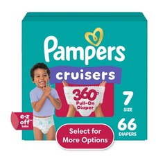 Pampers Cruisers 360 Baby Diapers Size 7, 66 Count FREESHIP