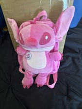Disney Lilo and Stitch 3D Backpack Full Body pink Bag Plush
