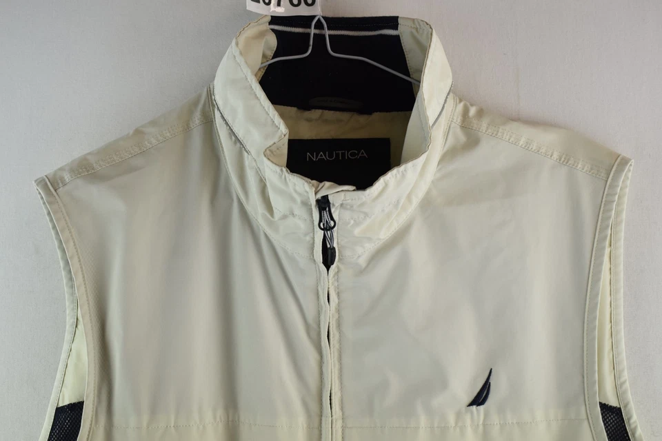 NAUTICA Beige Vest size M Mens Gilet Casual Outdoors Outerwear - Image 2 of 4