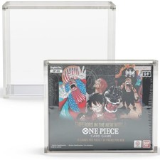 One Piece Booster Box Acrylic Case Magnetic Sliding Top Storage Display Cases