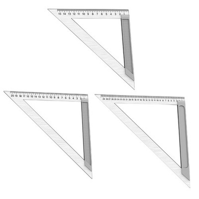 Triangles Square Ruler Metal Stainless Steel Quick Measuring Marking Tool