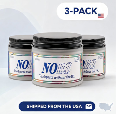 3pc Tablets Toothpaste Nano Hydroxyapatite, Fluoride & Plastic Sulfate Free-