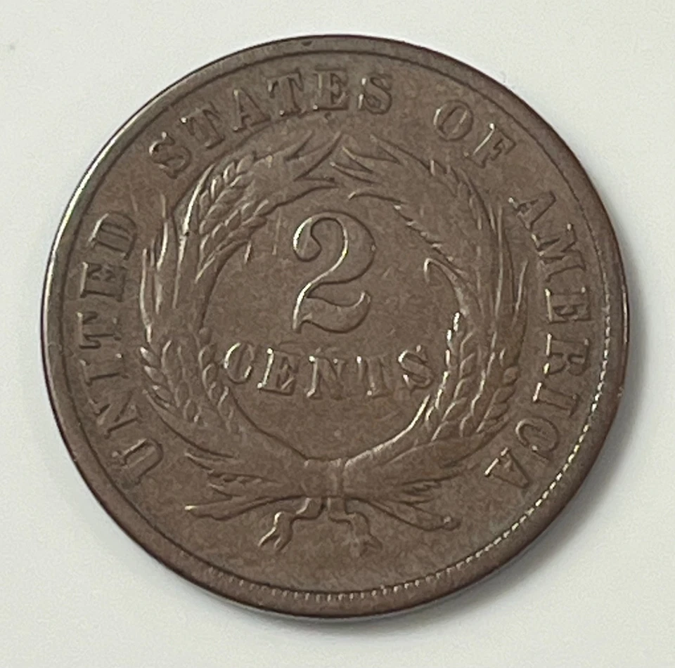 1868 Two Cent Shield *TWOC103 - Image 3 of 4